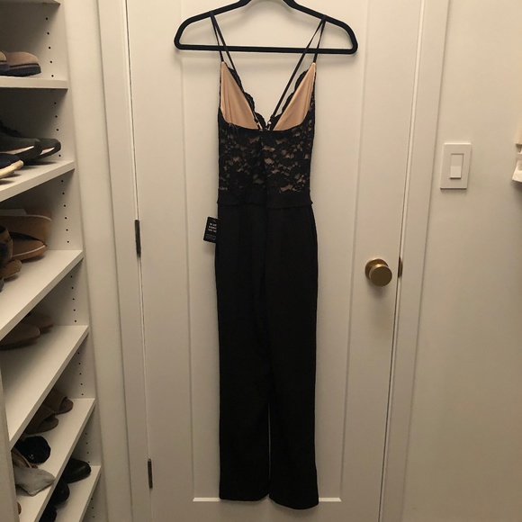 NWT- Express black lace jumpsuit- XS - Picture 6 of 6